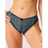 Трусы стринги биколорные Simona M 003/98 кварц-лазурит, Цвет: кварц-лазурит, Размеры: XL