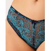 Трусы стринги биколорные Simona M 003/98 кварц-лазурит, Цвет: кварц-лазурит, Размеры: XL, изображение 3