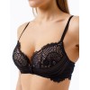 Бюстгальтер балконет пуш-ап гель Coquette Revue GLAMOUR 82110-18, Цвет: черный, Размеры: 70E, изображение 4