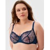 Мягкий кружевной бюстгальтер Milavitsa 127520 синий топаз, Цвет: синий топаз, Размеры: 75D, изображение 4
