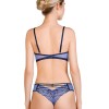Комплект Mioocchi VALERIE 778484 бралетт и бразилиана fiordaliso/nero, Цвет: fiordaliso/nero, Размеры: XS, изображение 2