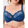 Бюстгальтер мягкий на косточках Misstyle 2512 французский синий, Цвет: французский синий, Размеры: 90B