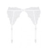 Кружевной пояс для чулок Obsessive BIANELLE GARTER BELT, Цвет: белый, Размеры: S/M, изображение 5