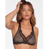 Мягкий треугольный бюстгальтер без косточек Esotiq BLESSY 40577, Цвет: черный+беж, Размеры: S, изображение 3