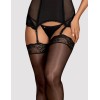 Чулки Obsessive AMALLIE STOCKING, Цвет: черный, Размеры: L/XL