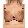 Кружевной бюстгальтер пуш-ап Nipplex ELISABETH P-UP, Цвет: карамель, Размеры: 75E