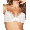 Мягкий кружевной бюстгальтер Kinga 969-SC PERLA, Цвет: белый/бежевый, Размеры: 65I