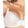 Мягкий кружевной бюстгальтер Kinga 969-SC PERLA, Цвет: белый/бежевый, Размеры: 65I, изображение 4