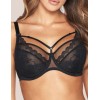 Мягкий кружевной бюстгальтер Kinga ALICE 931-SC черный, Цвет: черный, Размеры: 100C