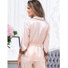 Пижамный комплект из шелка Mia-Amore MARILIN 3156 пудра, Цвет: пудра, Размеры: M, изображение 4