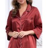 Атласная ночная рубашка Mia-Mella JULIA 8737 паприка, Цвет: паприка, Размеры: 3XL, изображение 4