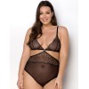 Откровенное боди Passion AMBERLY BODY black, Цвет: черный, Размеры: 6XL/7XL