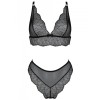 Соблазнительный комплект Passion AMBERLY SET black, Цвет: черный, Размеры: 4XL/5XL, изображение 3
