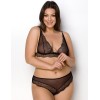 Соблазнительный комплект Passion AMBERLY SET black, Цвет: черный, Размеры: 4XL/5XL