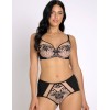 Высокие трусики Subtille ASTRA BLACK high-waist, Цвет: черный+телесный, Размеры: M, изображение 3