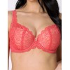 Бюстгальтер балконет тюльпан Subtille CALIBRI CORAL full cup, Цвет: коралл, Размеры: 70C