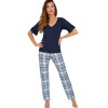 Пижамный комплект из хлопка Donna LORETTA pyjamas blue, Цвет: синий, Размеры: S, изображение 2