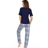 Пижамный комплект из хлопка Donna LORETTA pyjamas blue, Цвет: синий, Размеры: S, изображение 3