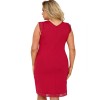 Сорочка из вискозы Donna VERA PLUS nightdress burgundy, Цвет: бордо, Размеры: 5XL, изображение 2