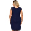 Сорочка из вискозы Donna VERA PLUS nightdress dark blue, Цвет: темно-синий, Размеры: 5XL, изображение 2