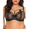 Бюстгальтер полумягкий Novika ANGELINA N02 PU, Цвет: черный+бежевый, Размеры: 105B