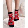 Короткие носки с рисунками Conte 21С-74СПМ 648 НОВОГОДНИЕ, Цвет: красный, Размеры: 36/39