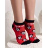 Короткие носки с рисунками Conte 21С-74СПМ 648 НОВОГОДНИЕ, Цвет: красный, Размеры: 36/39, изображение 2