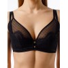 Сексуальный мягкий бюстгальтер с поддержкой Coquette Revue DOTS 85114-06, Цвет: черный, Размеры: 75C
