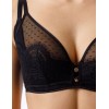 Сексуальный мягкий бюстгальтер с поддержкой Coquette Revue DOTS 85114-06, Цвет: черный, Размеры: 75C, изображение 5