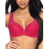 Бюстгальтер балконет тюльпан MAT CARMELA RUBINOWY M-053-22, Цвет: малиновый, Размеры: 65B