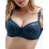 Бюстгальтер с плотной чашкой  Misstyle 2508 / 508 французский синий, Цвет: французский синий, Размеры: 75C