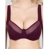 Бюстгальтер полумягкий с подкроем Novella 152 слива, Цвет: слива, Размеры: 95H