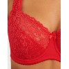 Бюстгальтер полумягкий Simona M 900 красный, Цвет: красный, Размеры: 75E, изображение 3