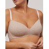 Хлопковый бюстгальтер без косточек Ysabel Mora 10062 LAPURESA бежевый, Цвет: бежевый, Размеры: 75D