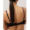 Хлопковый бюстгальтер без косточек Ysabel Mora 10067 LAPURESA черный, Цвет: черный, Размеры: 85B, изображение 2