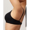 Хлопковый бюстгальтер без косточек Ysabel Mora 10067 LAPURESA черный, Цвет: черный, Размеры: 85B, изображение 3
