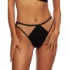 Трусики стринги Kinga LOU 932/2-S телесно-черный, Цвет: телесный+черный, Размеры: M