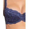Бюстгальтер балконет пуш-ап Nikol Djumon 132 10 темно-синий, Цвет: темно-синий, Размеры: 70E, изображение 3