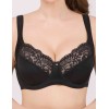 Бюстгальтер мягкий с подкроем Nikol Djumon 132 15B черный, Цвет: черный, Размеры: 75D