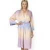 Длинный атласный халат Nipplex ZORA ombre, Цвет: мультиколор, Размеры: L/XL