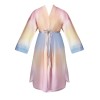 Длинный атласный халат Nipplex ZORA ombre, Цвет: мультиколор, Размеры: L/XL, изображение 4