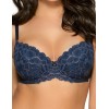 Бюстгальтер балконет пуш-ап Ava CASABELLA 1990 P-UP темно-синий, Цвет: темно-синий, Размеры: 75C