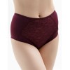 Высокие трусы слипы Misstyle 5009 темный виноград, Цвет: темный виноград, Размеры: XL