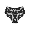 Кружевные трусики бразилиана Obsessive EDITYA PANTIES, Цвет: черный, Размеры: XS/S, изображение 6