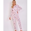 Новогодняя женская пижама Taro 2836 LAURA розовый, Цвет: розовый, Размеры: S, изображение 2