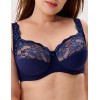 Бюстгальтер мягкий с подкроем Elli 1012 темно-синий, Цвет: темно-синий, Размеры: 100E