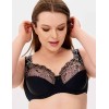 Бюстгальтер мягкий с подкроем Elli 1012 черно-серебро, Цвет: черно-серебро, Размеры: 80C, изображение 4