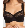 Бюстгальтер мягкий с подкроем Elli 1013 черный, Цвет: черный, Размеры: 100F