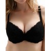 Бюстгальтер балконет пуш-ап Elli 8040 черный, Цвет: черный, Размеры: 90C