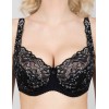 Бюстгальтер полумягкий Elli 9000 черно-серебро, Цвет: черно-серебро, Размеры: 75G